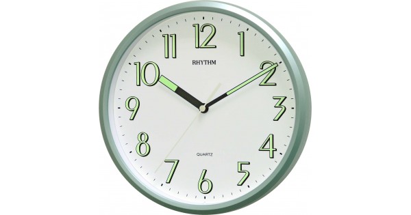 Rhythm Value Added Radium Wall Clock Super Luminous Glow In The